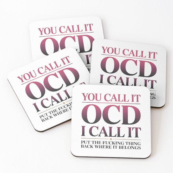 Item preview, You Call It OCD I Call It - This gift is perfect for perfectionists with OCD who humorously celebrate their neurodiversity. designed and sold by ZyziowskyArt.