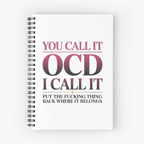 Item preview, You Call It OCD I Call It - This gift is perfect for perfectionists with OCD who humorously celebrate their neurodiversity. designed and sold by ZyziowskyArt.