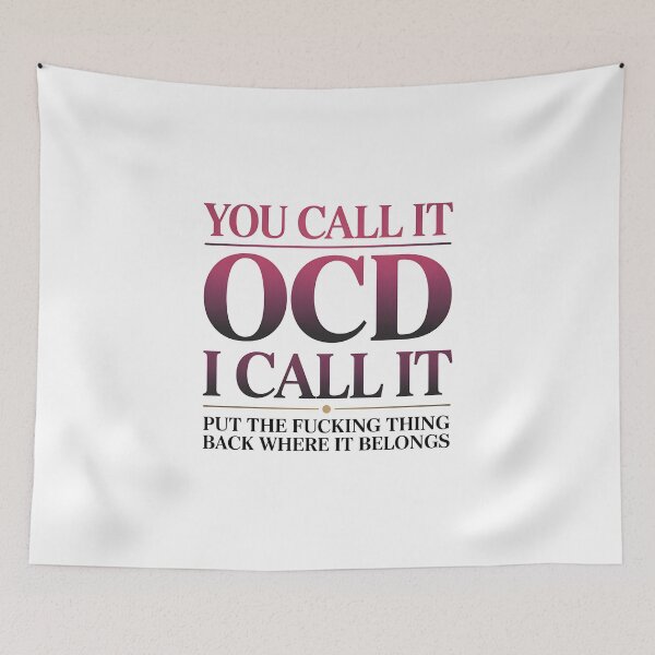 Item preview, You Call It OCD I Call It - This gift is perfect for perfectionists with OCD who humorously celebrate their neurodiversity. designed and sold by ZyziowskyArt.