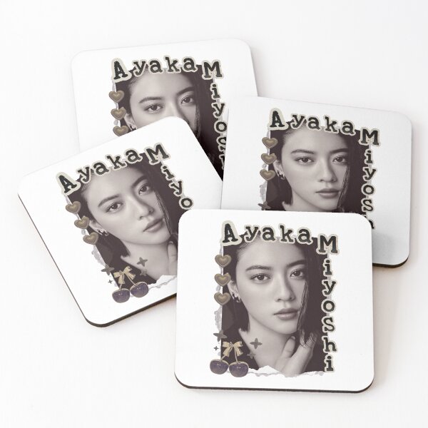Item preview, Ayaka Miyoshi Japanese Drama Actor Scrapbook Collage Cozy Y2K Vintage Design designed and sold by HELL0WBELLO.