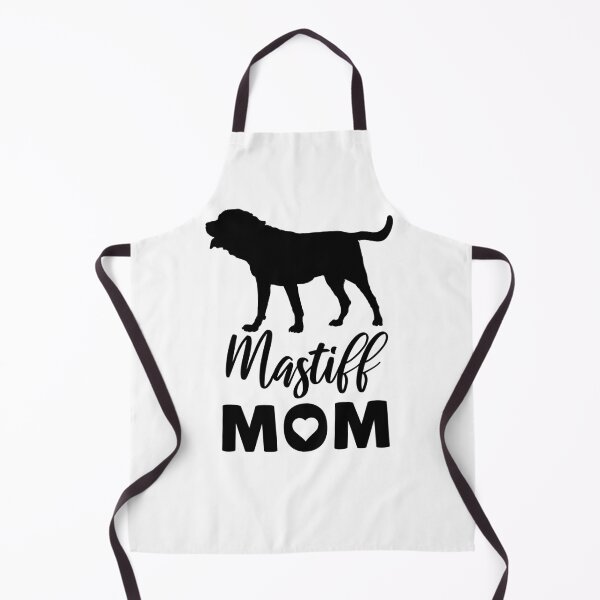 Artikelvorschau, Mastiff Mom – Schwarzes Silhouette-Hundedesign für große Hundeliebhaber entworfen und verkauft von EmeraldeaArt.