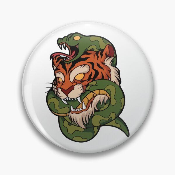 Item preview, Tiger & Snake  designed and sold by HASHTAG2020.