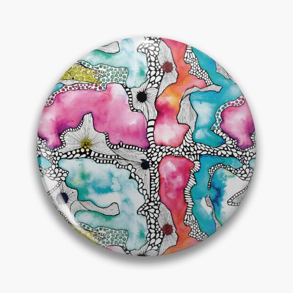 Item preview, Watercolor Stains with Intricate Lines designed and sold by lulo-pez-art.