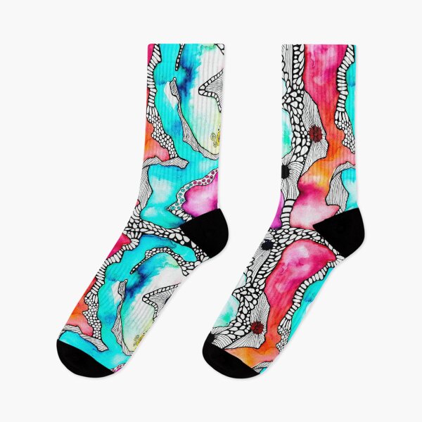 Item preview, Watercolor Stains with Intricate Lines designed and sold by lulo-pez-art.