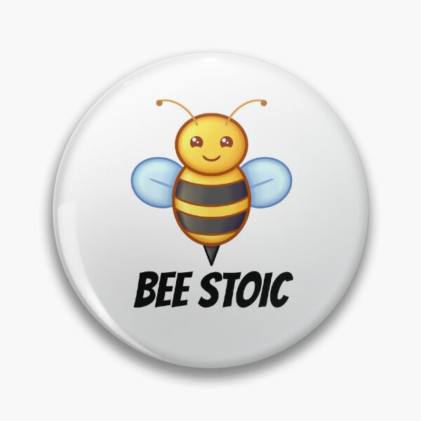 Artikelvorschau, Bee Stoic - Prinzipien des Stoizismus entworfen und verkauft von LexaArtworks.