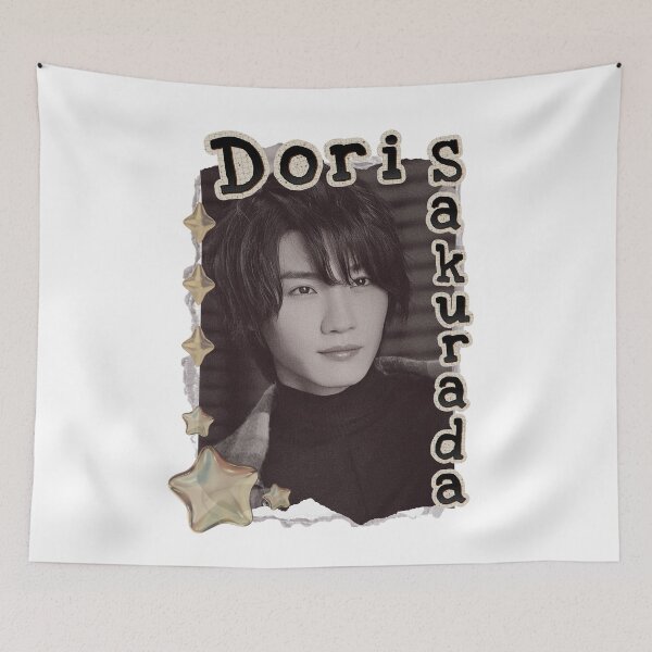Item preview, Dori Sakurada Japanese Drama Actor Scrapbook Collage Cozy Y2K Vintage Design designed and sold by HELL0WBELLO.