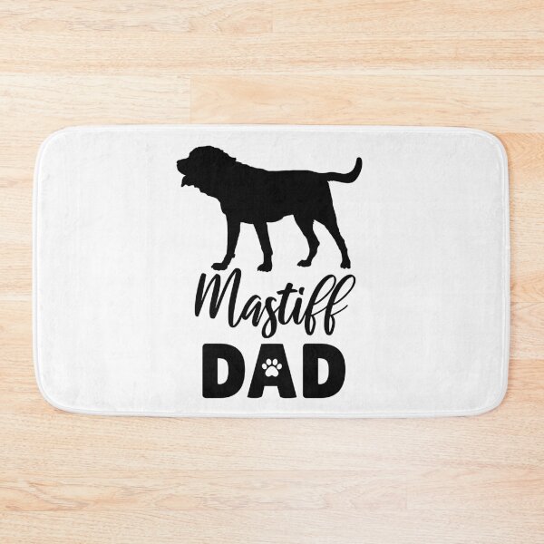 Item preview, Mastiff Dad – Bold Black Silhouette Design for Big Dog Dads designed and sold by EmeraldeaArt.
