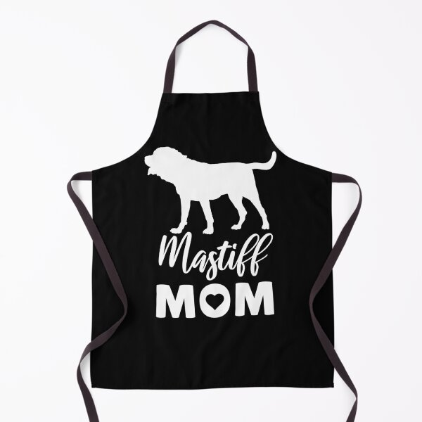 Artikelvorschau, Mastiff Mom – weißes Silhouette-Hundedesign für große Hundeliebhaber entworfen und verkauft von EmeraldeaArt.