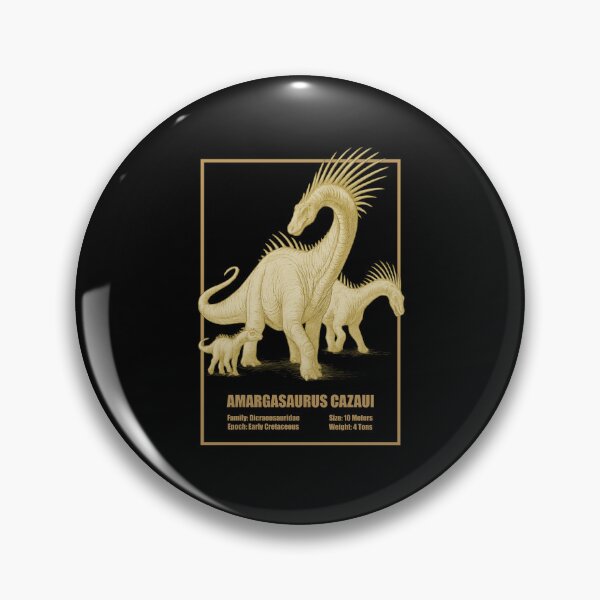 Item preview, Amargasaurus Cazaui – Vintage Dinosaur Illustration designed and sold by SlatoMato.