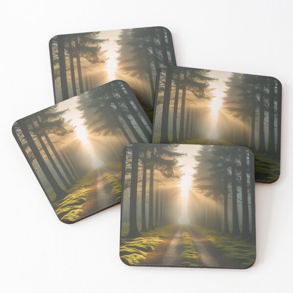 Item preview, Lifestyle Hub: Dreamy Forest Path - Misty Woodland Landscape designed and sold by M&M Lifestyle Hub.