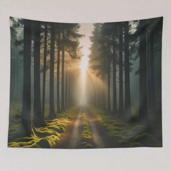 Item preview, Lifestyle Hub: Dreamy Forest Path - Misty Woodland Landscape designed and sold by M&M Lifestyle Hub.