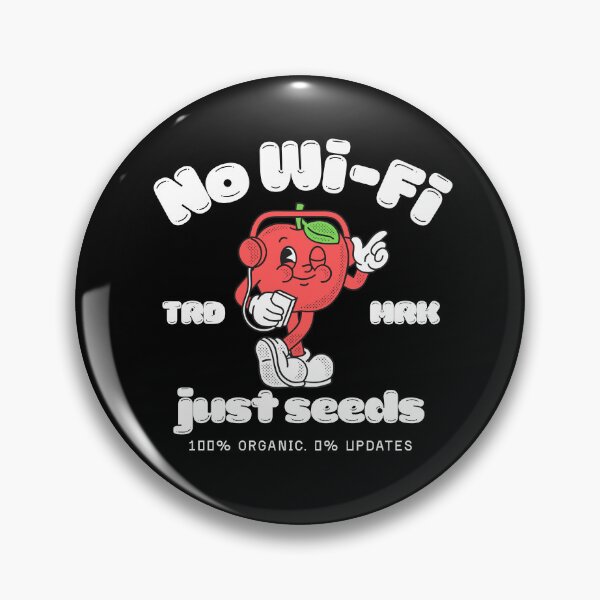 Item preview, No wi-fi just seeds (apple) designed and sold by Peerless-Prime.