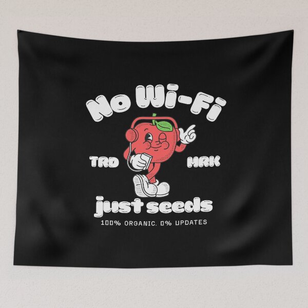 Item preview, No wi-fi just seeds (apple) designed and sold by Peerless-Prime.