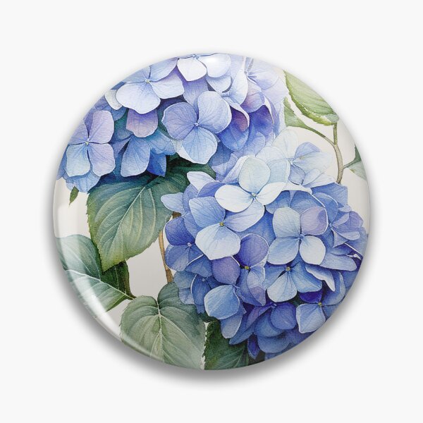 Item preview, blue hydrangea bundles watercolour  designed and sold by jessicaleah15.