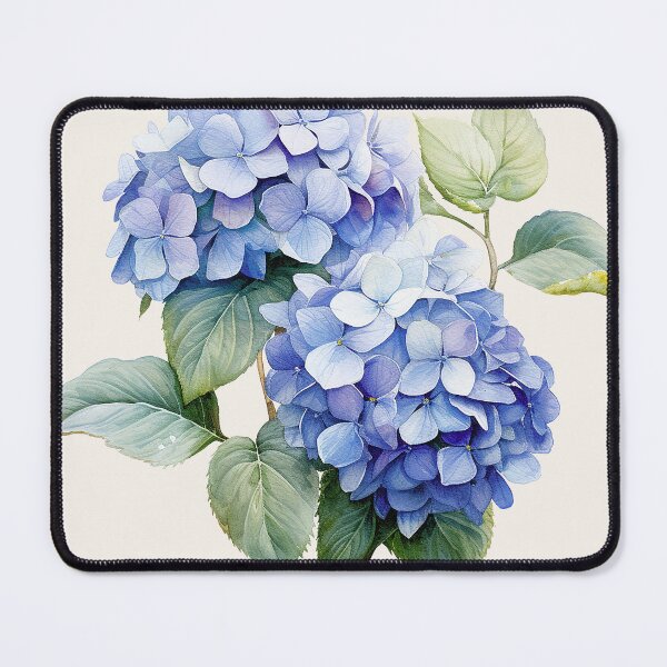 Item preview, blue hydrangea bundles watercolour  designed and sold by jessicaleah15.