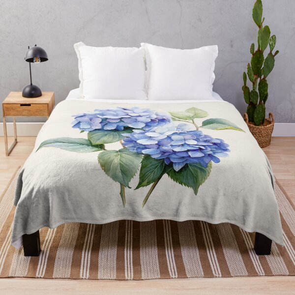Item preview, blue hydrangea bundles watercolour  designed and sold by jessicaleah15.