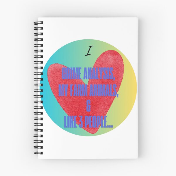 Item preview, I Love Crime Analysis, My Farm Animals, and Like 3 People... designed and sold by Florida Crime and Intelligence Analyst Assocation.