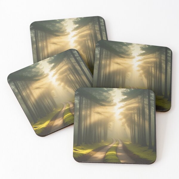 Item preview, Lifestyle Hub: Dreamy Forest Path - Misty Woodland Landscape designed and sold by M&M Lifestyle Hub.