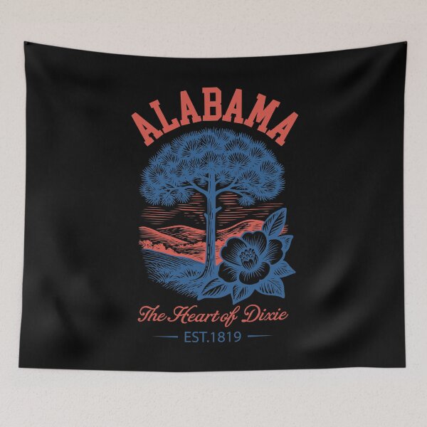 Item preview, The Heart of Dixie Alabama Est. 1819 designed and sold by Warrior Veteran Clothing.