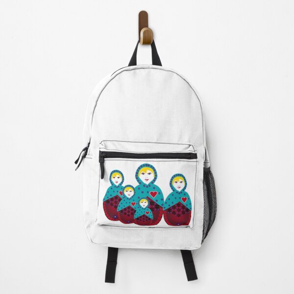 Item preview, Forget-Me-Not Matryoshka - Nesting Doll - Group of Dolls designed and sold by Kate Anderson Art.