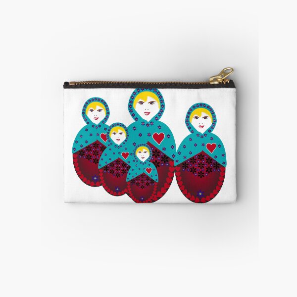 Item preview, Forget-Me-Not Matryoshka - Nesting Doll - Group of Dolls designed and sold by Kate Anderson Art.