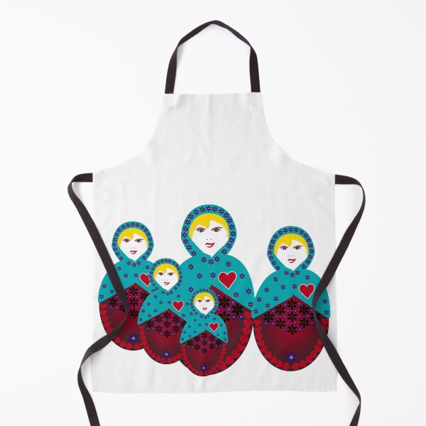 Item preview, Forget-Me-Not Matryoshka - Nesting Doll - Group of Dolls designed and sold by Kate Anderson Art.