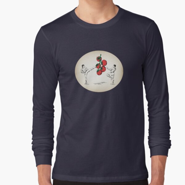 Combat de dandy au potager T-shirt manches longues