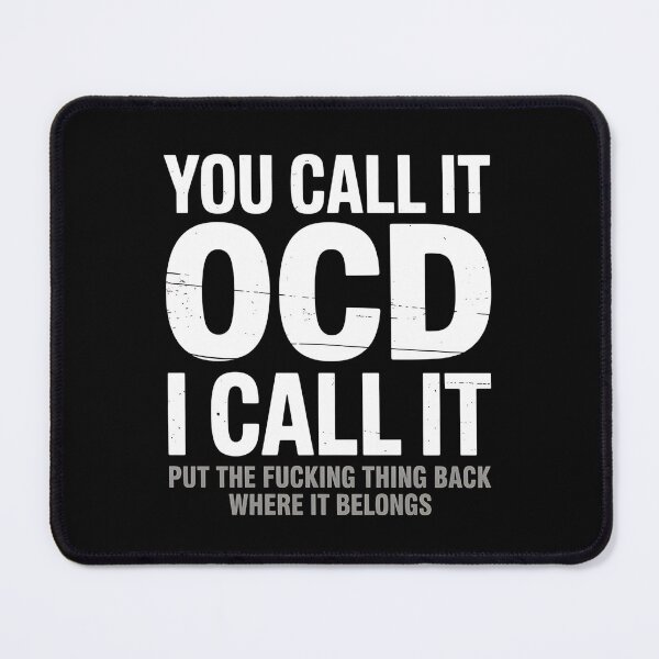 Item preview, You Call It OCD I Call It - This gift is perfect for perfectionists with OCD who humorously celebrate their neurodiversity. designed and sold by ZyziowskyArt.