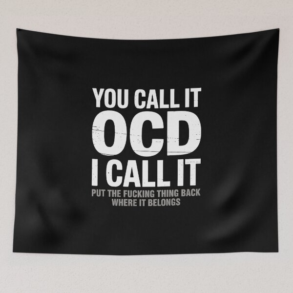 Item preview, You Call It OCD I Call It - This gift is perfect for perfectionists with OCD who humorously celebrate their neurodiversity. designed and sold by ZyziowskyArt.