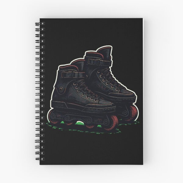 Item preview, Dark Aggressive Inline Skates – Grunge Street Art Illustration designed and sold by Famouspixel.
