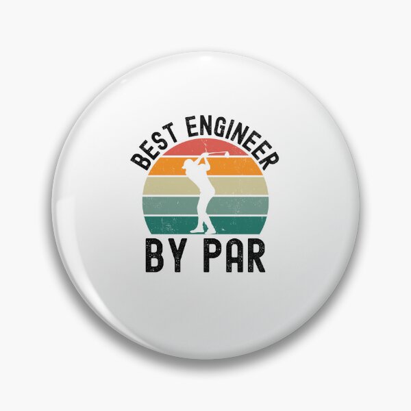 Item preview, Best Engineer by par funny Engineer golfing humor retro designed and sold by snowry.