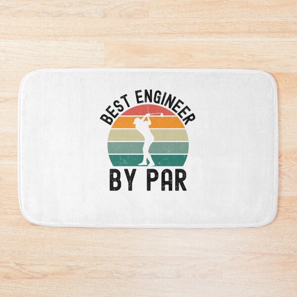 Item preview, Best Engineer by par funny Engineer golfing humor retro designed and sold by snowry.