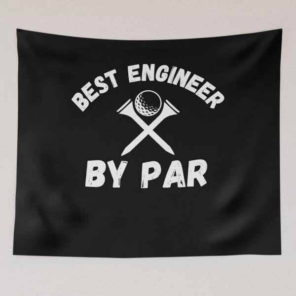 Item preview, Best Engineer by par funny Engineer golfing joke designed and sold by snowry.