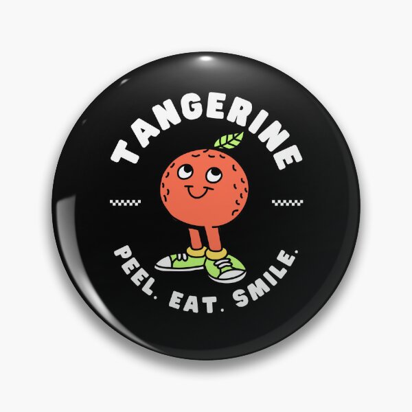 Item preview, Peel. Eat. Smile. (Tangerine) designed and sold by Peerless-Prime.