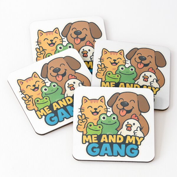 Item preview, Me and My Gang designed and sold by QuantumKey.