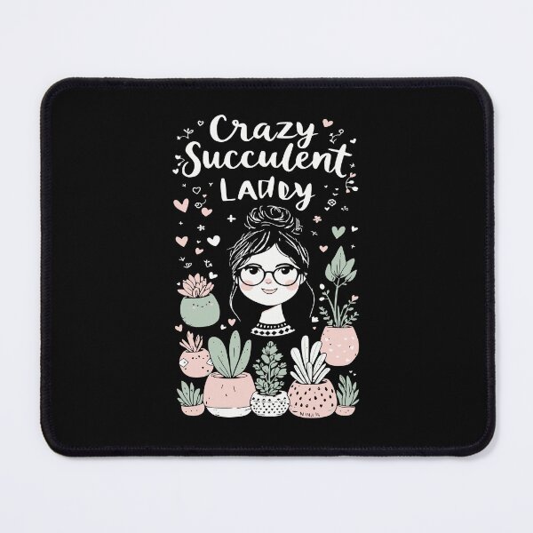 Item preview, Crazy Succulent Lady – Funny Plant Mom Gift designed and sold by LuxeGraphix.