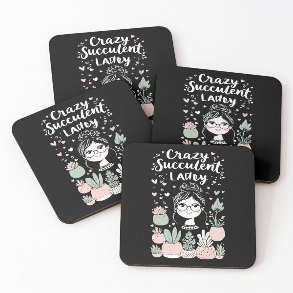 Item preview, Crazy Succulent Lady – Funny Plant Mom Gift designed and sold by LuxeGraphix.