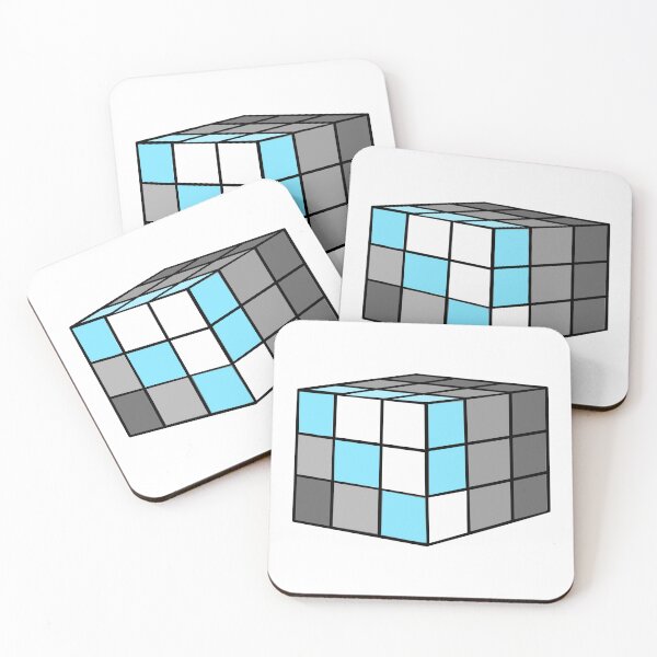 Item preview, Rubik Demiboy Pride Flag Cube designed and sold by HarveyHandcraftsandDesigns.