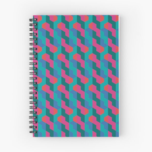 Aperçu de l'œuvre Motif pixelisé - Magenta et bleu sarcelle créée et vendue par PropRocket.
