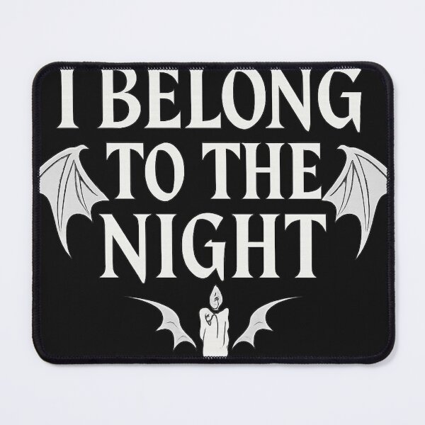 Item preview, I Belong to the Night – Gothic Bat Wings Dark Aesthetic Design designed and sold by Tami0673.