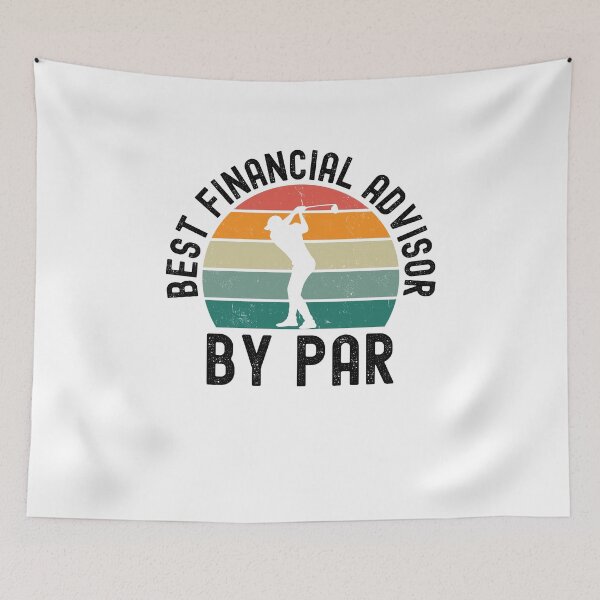 Item preview, Best Finacial Advisor by par funny golfing humor retro designed and sold by snowry.