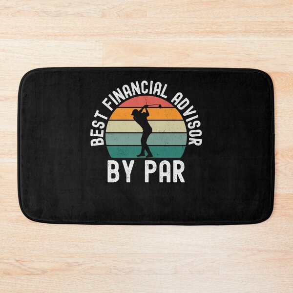 Item preview, Best Finacial Advisor by par funny golfing joke retro designed and sold by snowry.