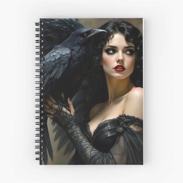 Item preview, Goddess Morrigan with Raven. designed and sold by SoniaSarkali.