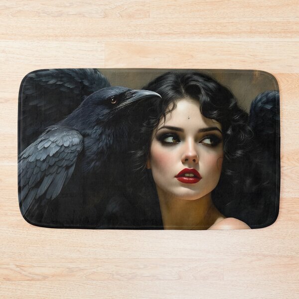 Item preview, Goddess Morrigan with Raven. designed and sold by SoniaSarkali.