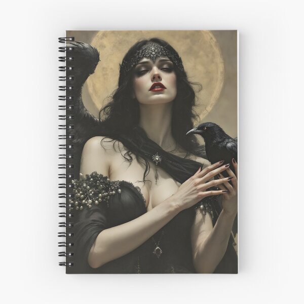 Item preview, Goddess Morrigan with Raven. designed and sold by SoniaSarkali.