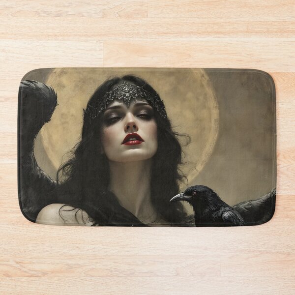 Item preview, Goddess Morrigan with Raven. designed and sold by SoniaSarkali.