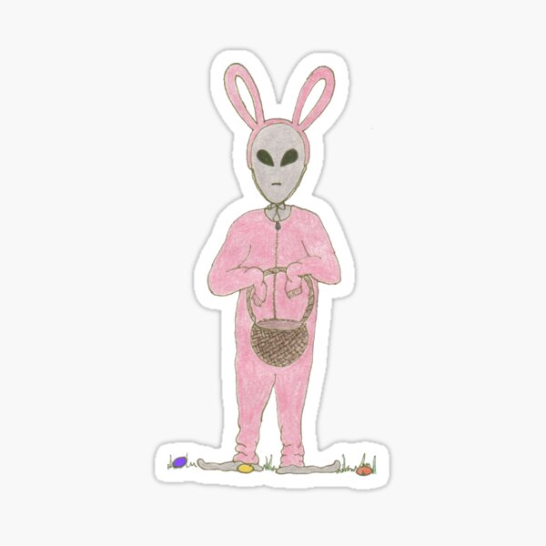 Item preview, Easter Bunny Alien: The Hunt Begins designed and sold by Cute Little Alien Designs.
