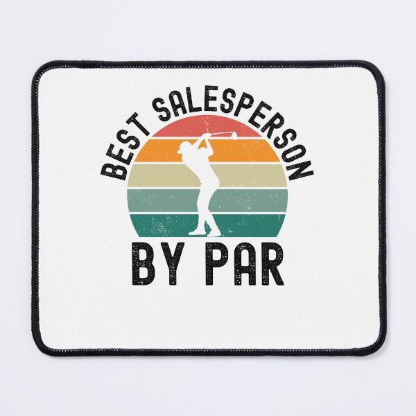 Item preview, Best Salesperson by par funny sales golfing humor retro designed and sold by snowry.