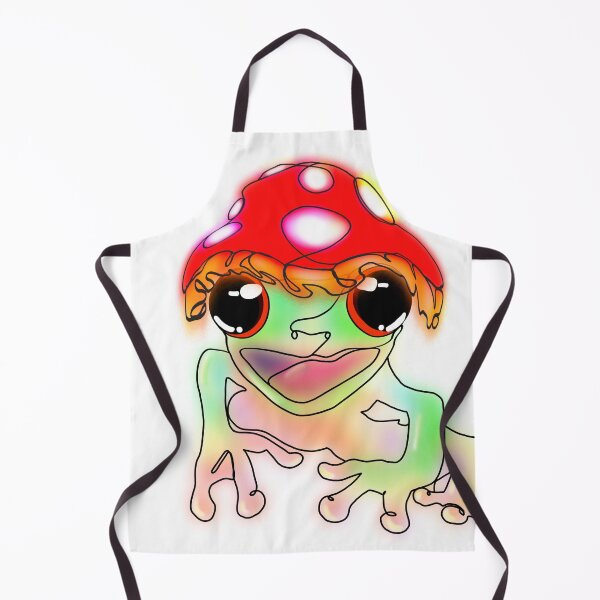 Item preview, Doe Eyed Whimsical Frog in a Mushroom Hat – animalzinhats designed and sold by Ashley’sAnimalz.