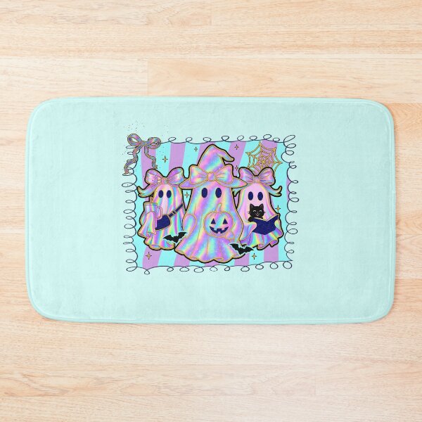 Item preview, Kawaii Pastel Ghost Trio – Cute Holographic Halloween Aesthetic designed and sold by Alluka Brand.